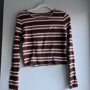 Five Star Multicolor Striped Long Sleeve Tee